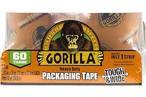 Gorilla Packing Tape: Unmatched Strength for Secure Moves & Storage