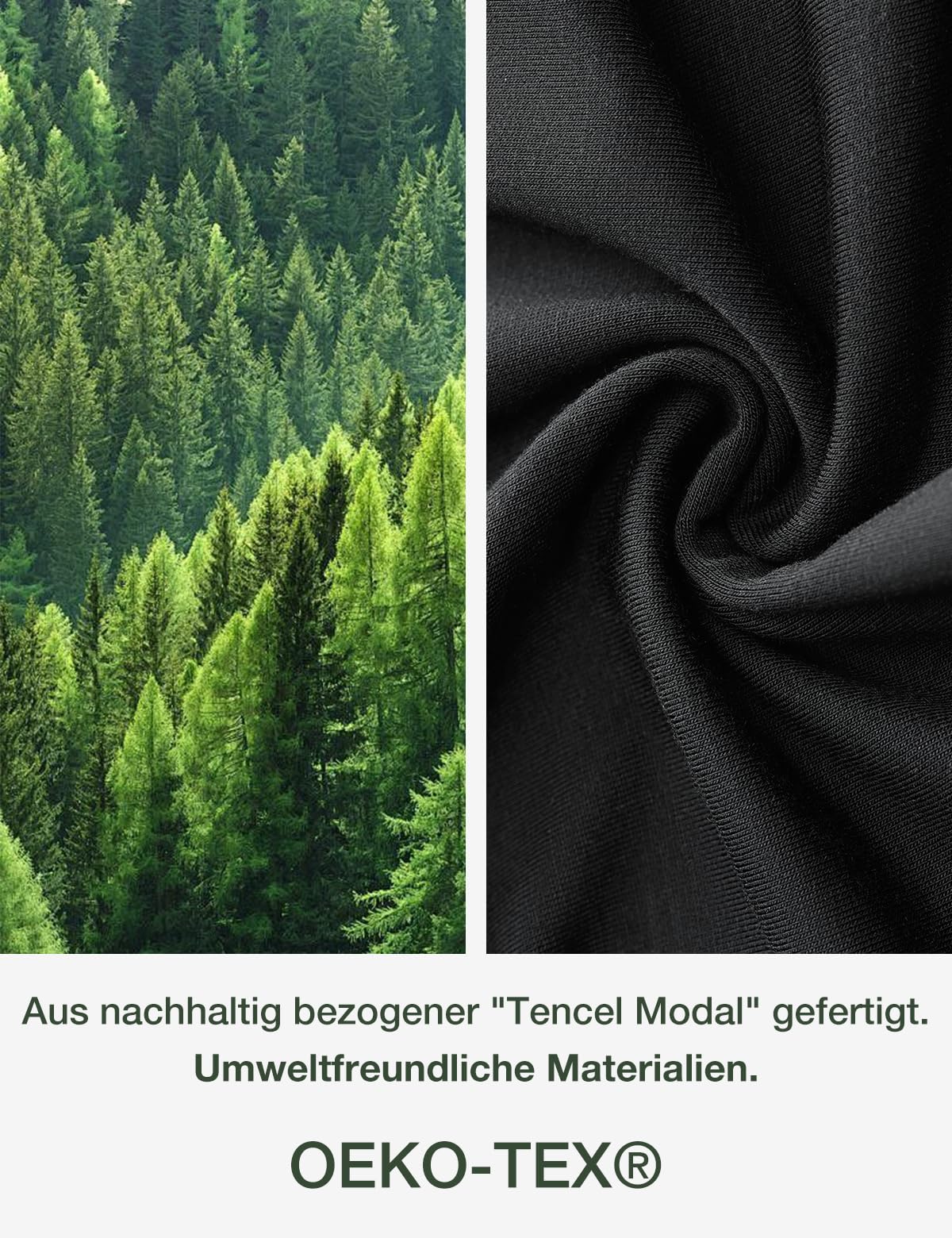 Boxershorts Herren - Bequeme Modal Unterwäsche Atmungsaktiv Unterhosen | Herren Unterhosen Männer Underpants Feuchtigkeitstransport, ComfortFlex-Bund