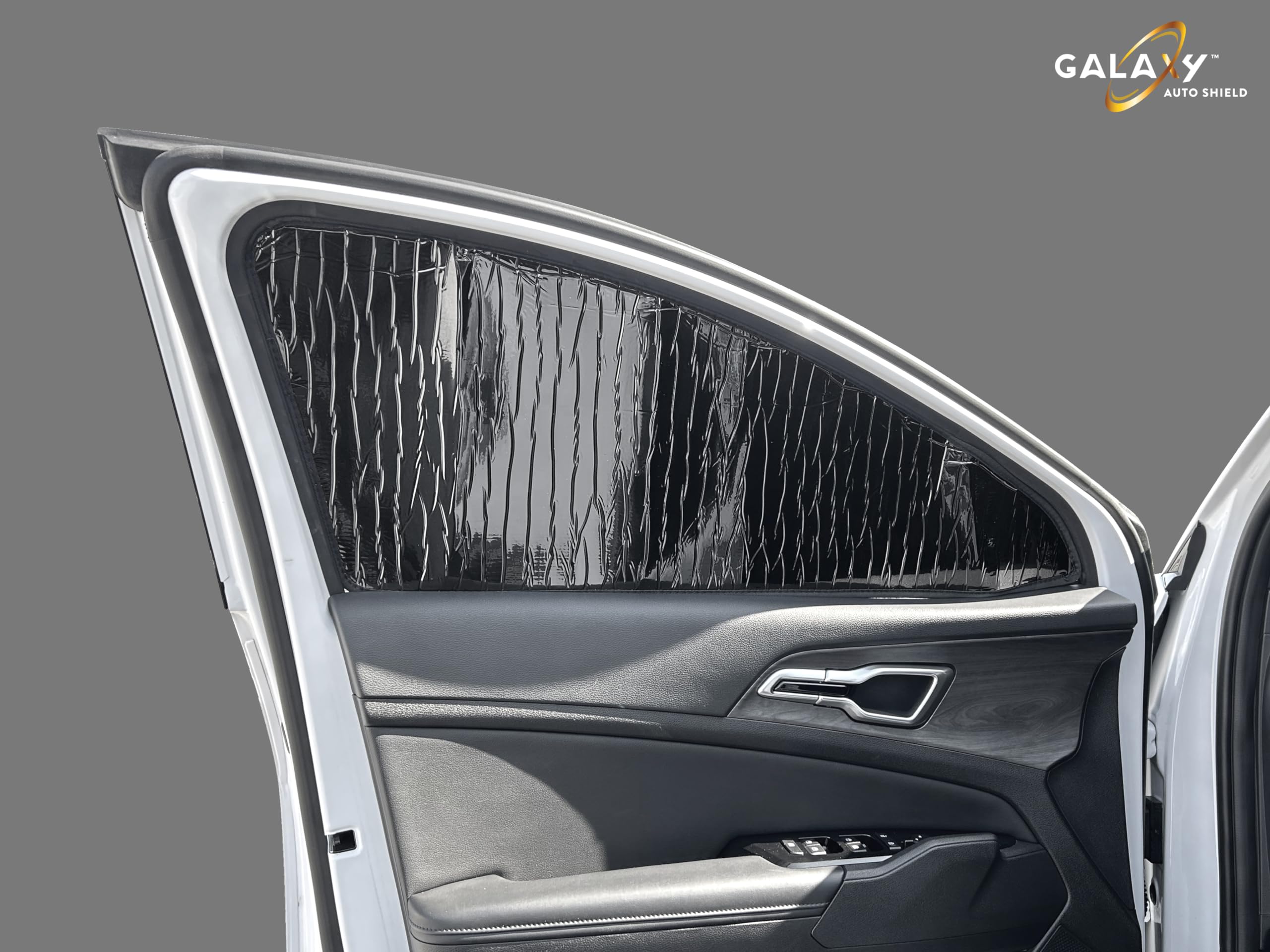 Custom Fit Front Seat Side Windows (2pcs) Sun Shade for 2023 2024 2025 Kia Sportage, Plug-in Hybrid, Hybrid, SUV, Insulated Privacy Accessories Blockout UV Reflector Protection (Made in USA)