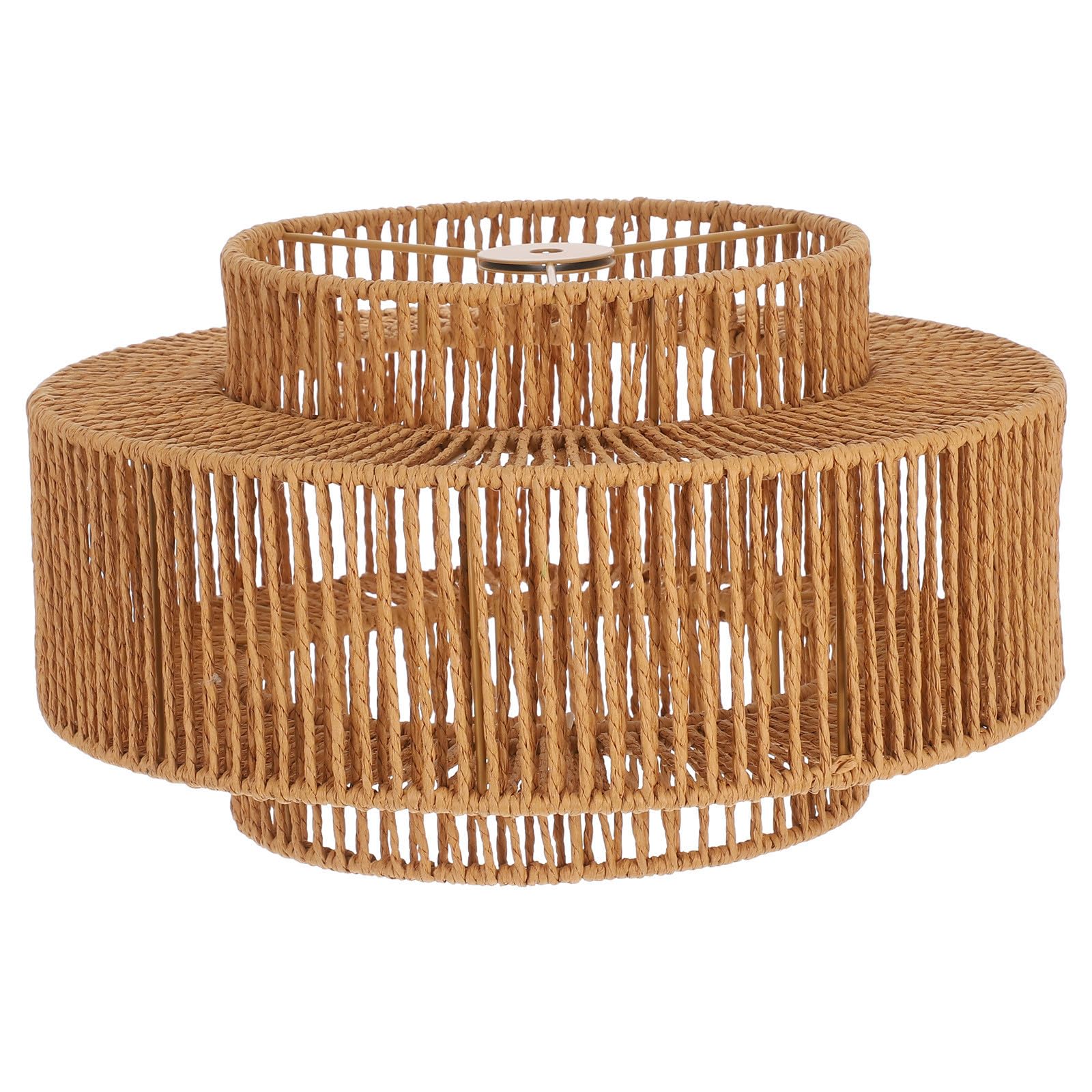 Gadpiparty Paralume Piccolo in Carta e Ferro Khaki Clip, Facile da Installare e Diffusore di Luce per Caffè e Stili Decorativi Minimalisti e Boho
