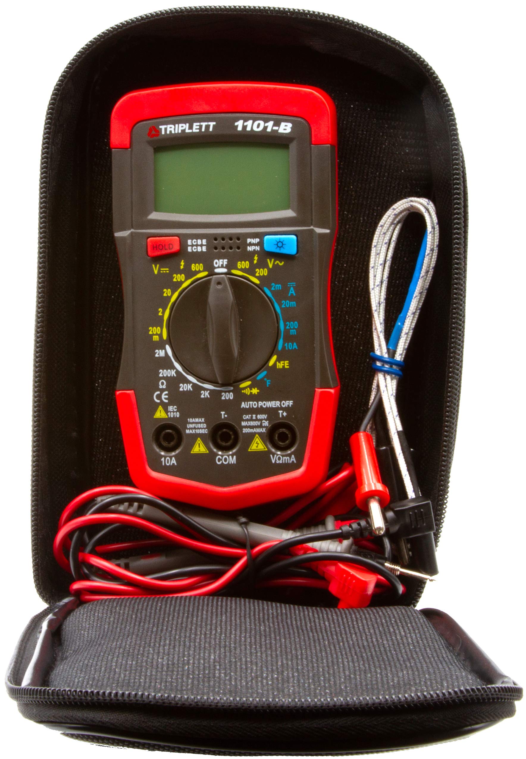 Triplett Universal Meter Carrying Case – Fits Multimeters & Clamp-On Testers