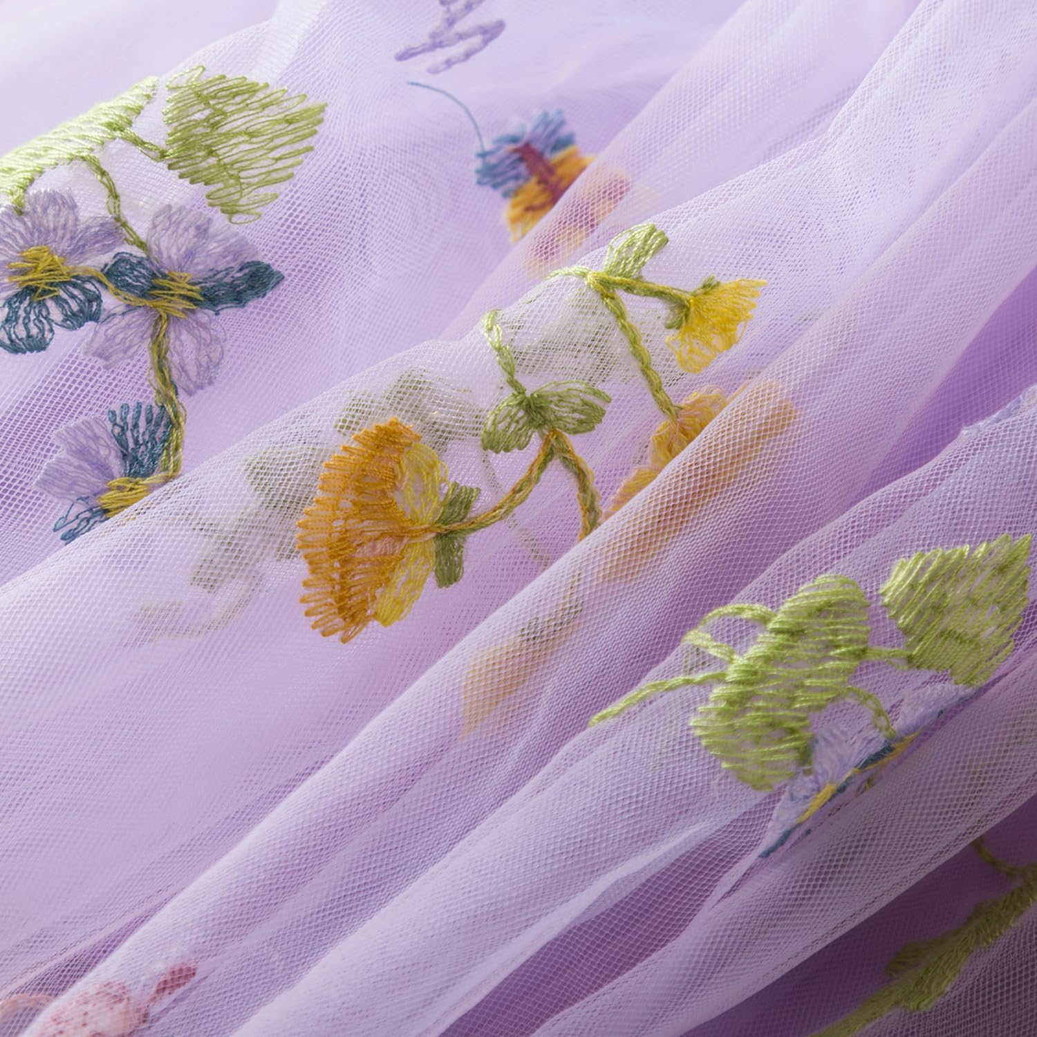 Nileafes Toddler Girl Fairy Butterfly Tulle Dress Sequins Birthday Princess Casual Holiday Dresses - Image 7