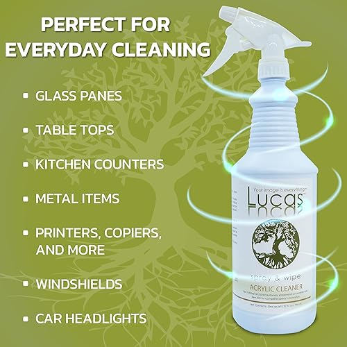 Miniatura 6 de LUCASOL Limpiador acrílico y plástico, 32 onzas