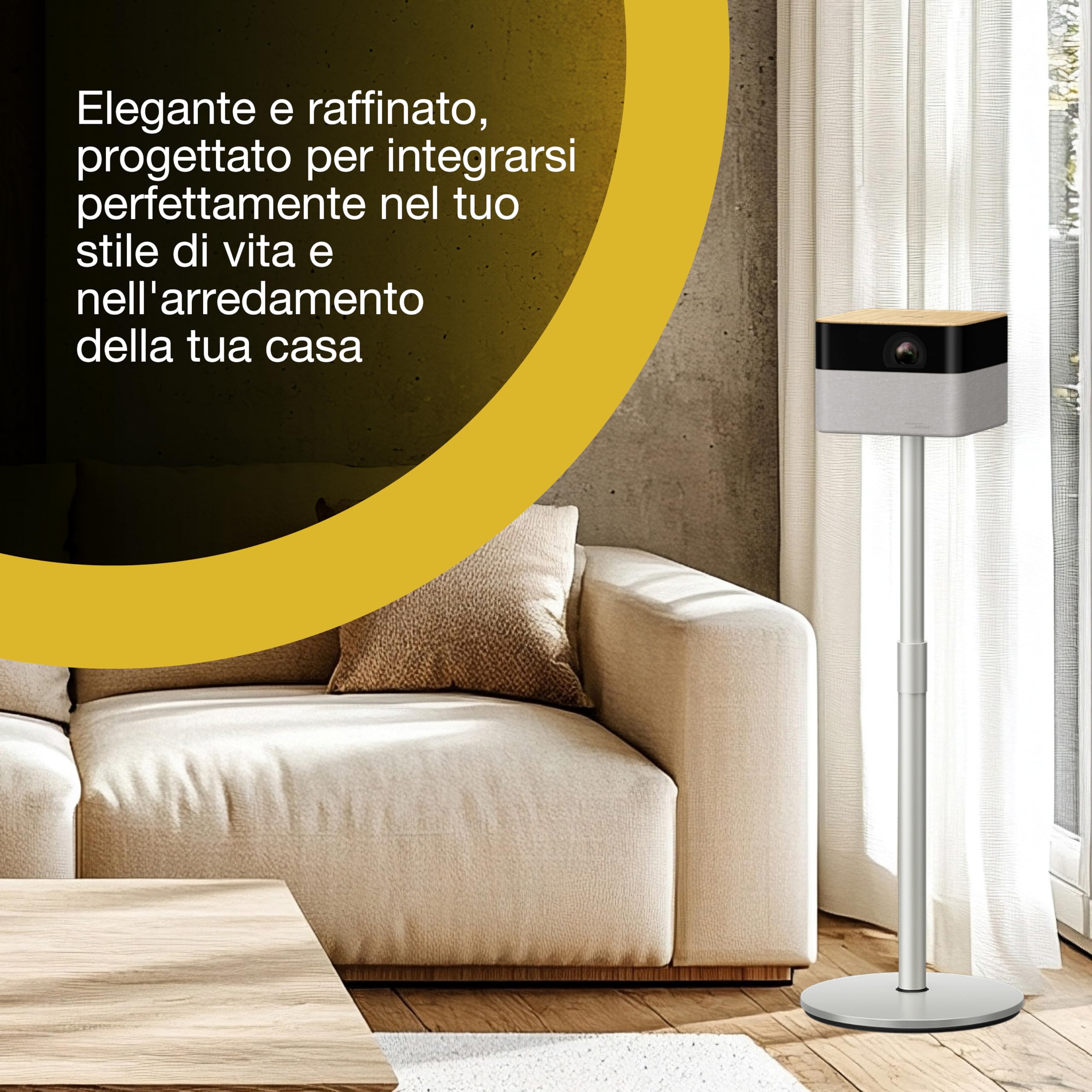 Epson Lifestudio Plus EF-72 | Videoproiettore per Smart TV portatile 4K PRO-UHD | 1.000 lumen | 3LCD x RGB-LED | Sound by BOSE| Google TV | Configurazione semplice | Display 150'' | Garanzia 5 anni