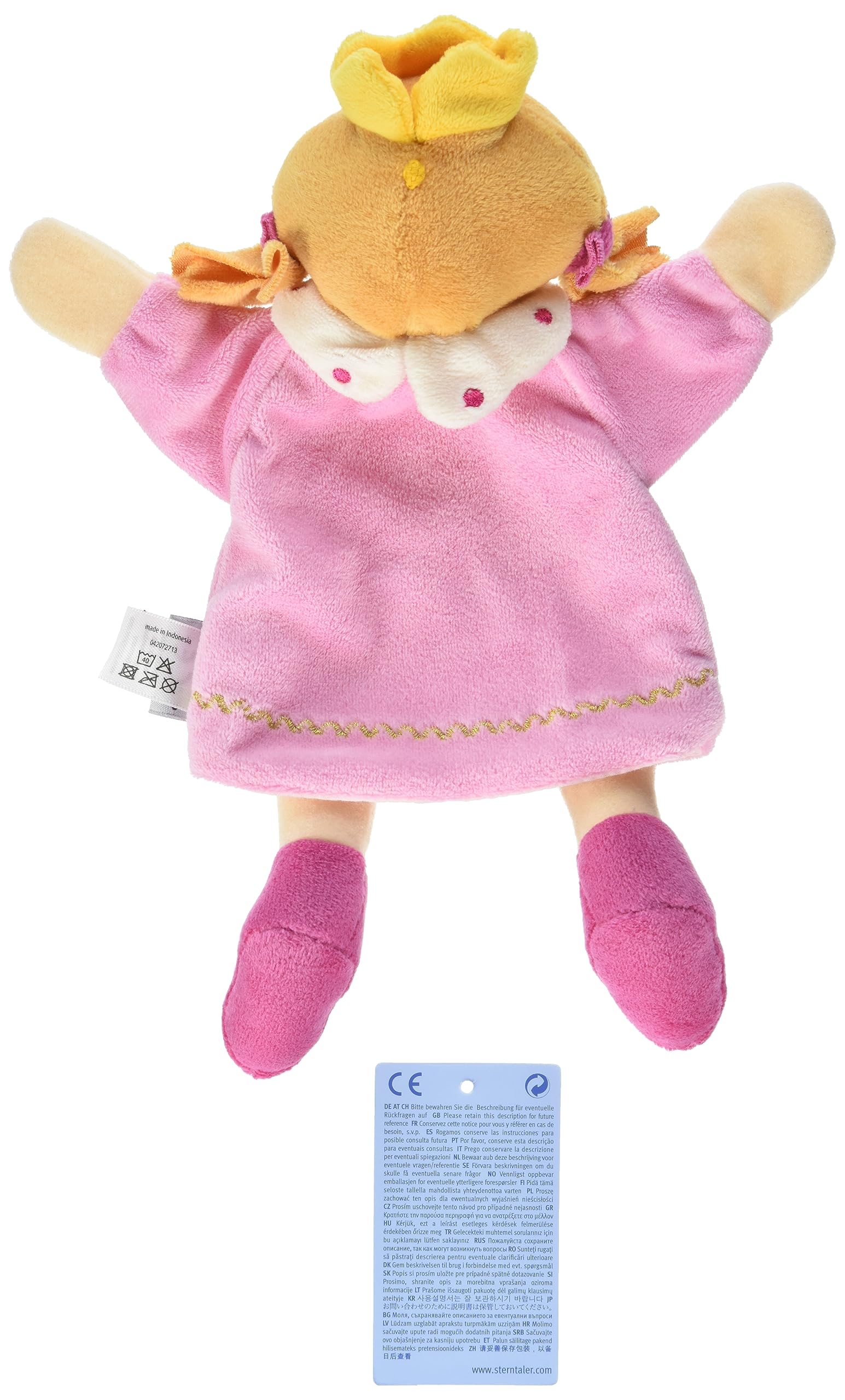 Sterntaler Títere de Mano Princesa - Juguete para niños para Teatro de Marionetas, narración de Cuentos, Abrazos y Desarrollo del lenguaje – compañero de Juegos óptimo e Idea de Regalo, Multicolor — view 2