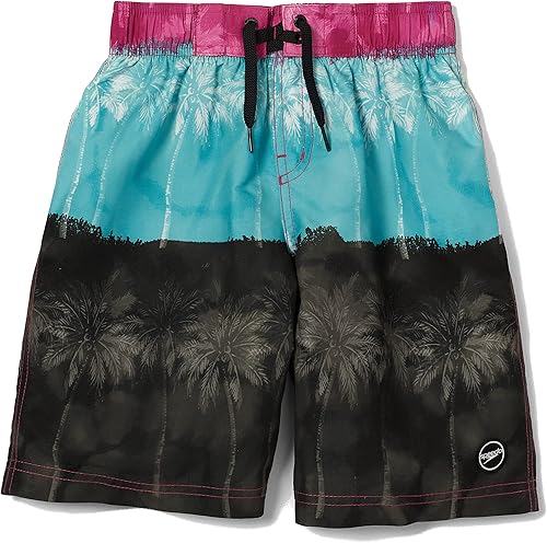 Speedo Short de Bain Long au Genou avec Impression E-Board Caleçon, Billion Beac