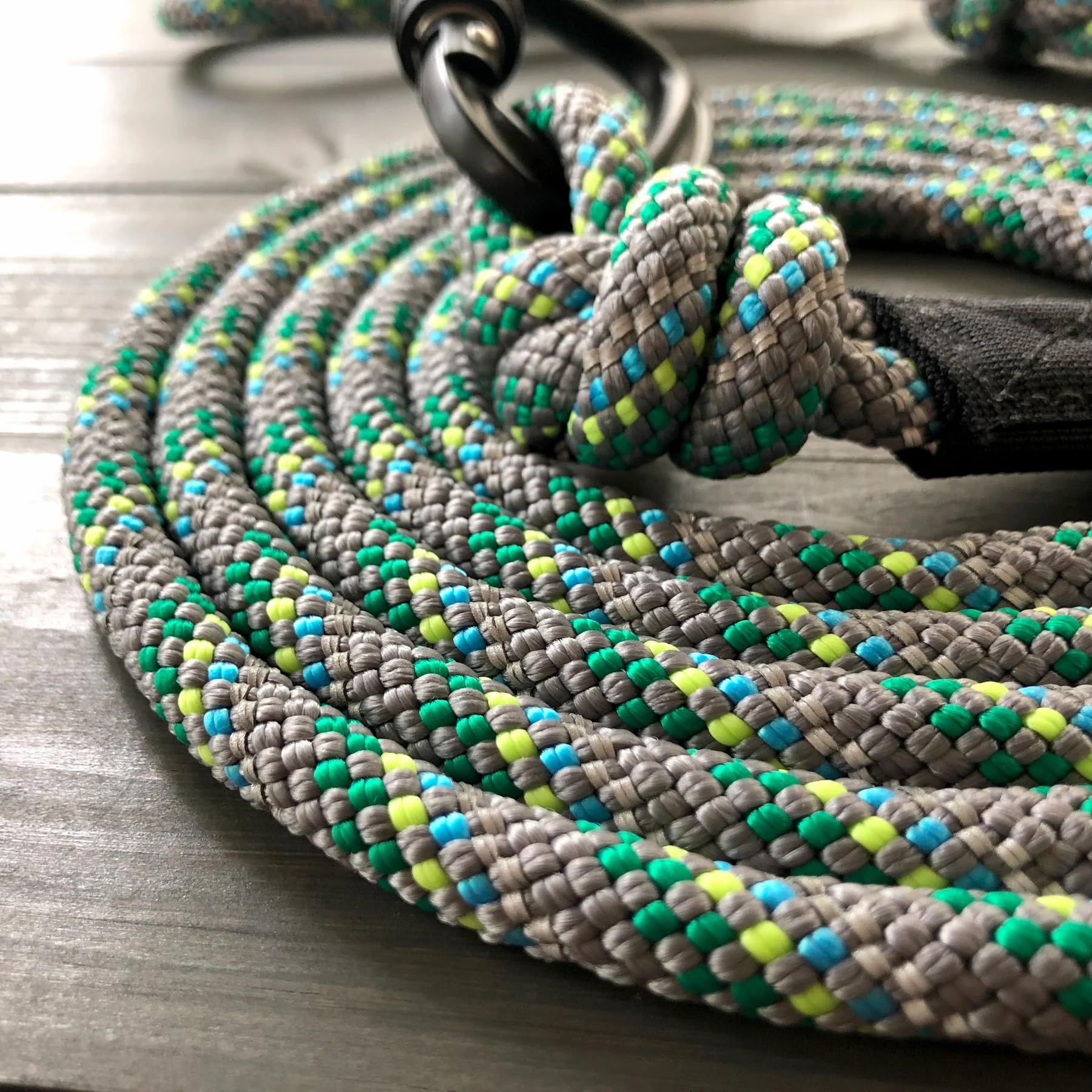 Wilderdog Correa para perro de cuerda de escalada con mosquetón grande, 10 pies, alpino, 1 unidad, 1 unidad