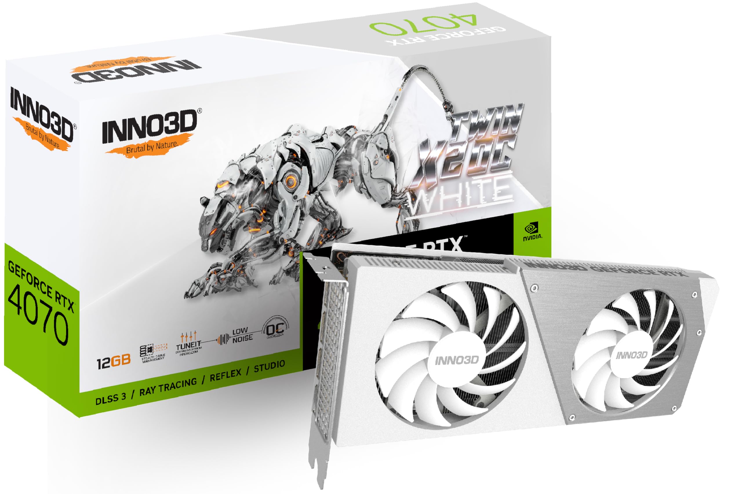 Amazon | 【国内正規品】INNO3D GeForce RTX 4070 TWIN X2 OC WHITE 