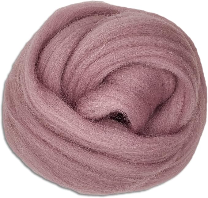 Wohnkult Wooliny 30 g Filzwolle Merinowolle Märchenwolle | 35 Auswahl (6 | Altrosa)