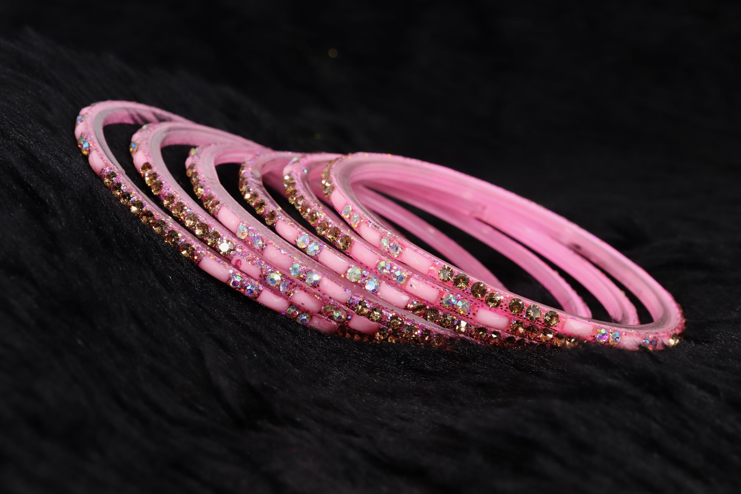 Stylish Glass Bangle Set for Daily Use - Plain Fashionable Bangles