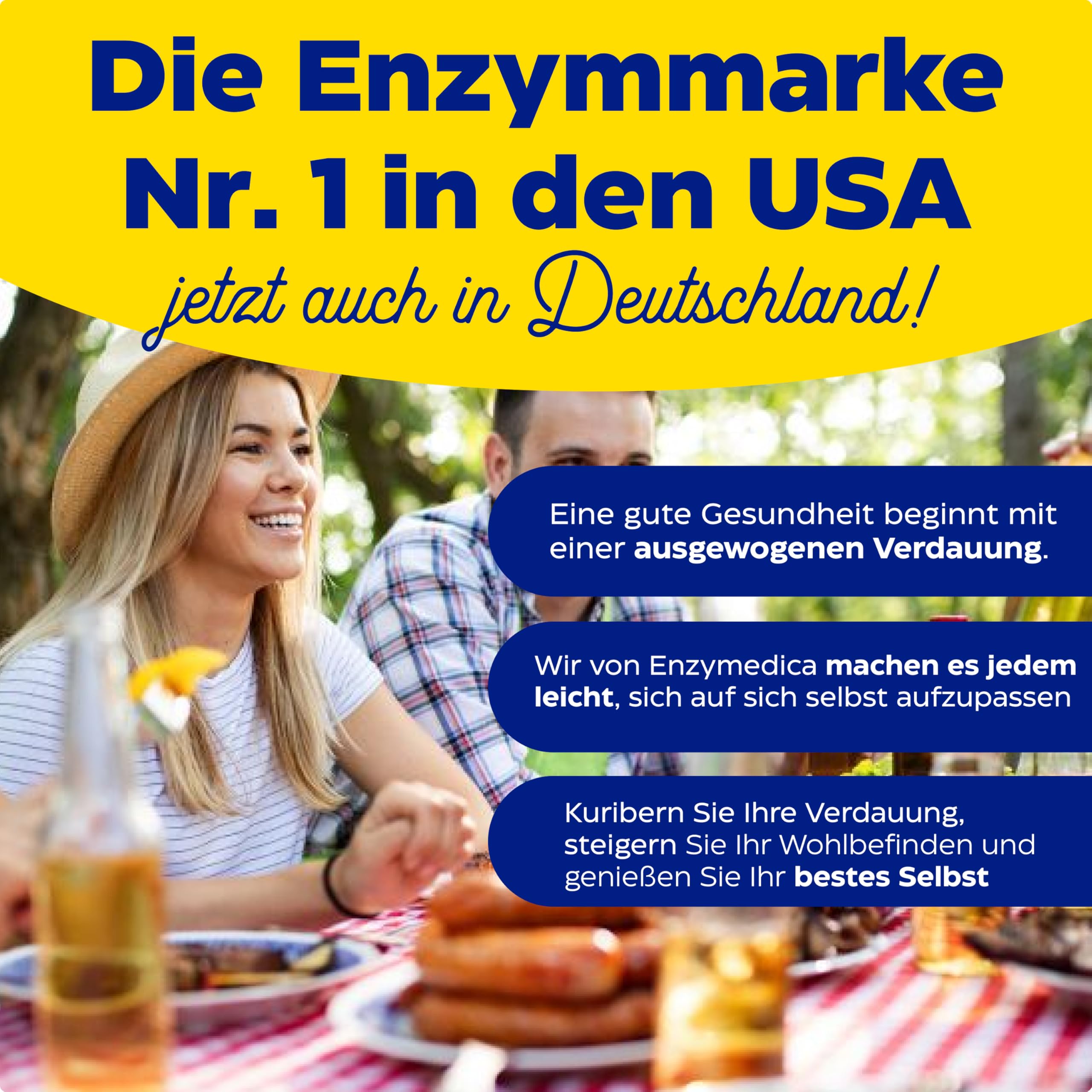 Enzymedica - Digest Gold, schnell wirkende Enzym-Formel, reduziert Gase und Blähungen, verbessert die Nährstoffaufnahme und Energie, glutenfrei, milchfrei, vegetarisch, 90 Kapseln