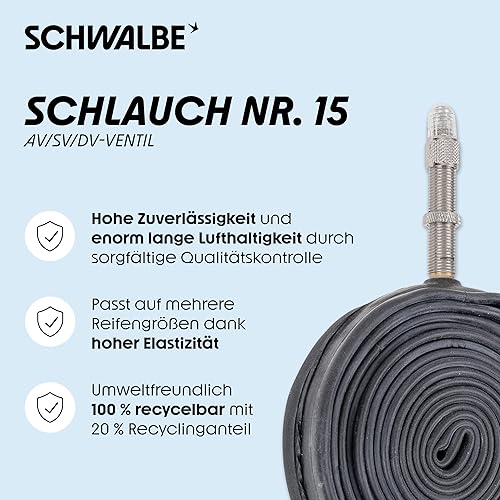 Miniatura 2 de Schwalbe SV15 700C Inner Tube