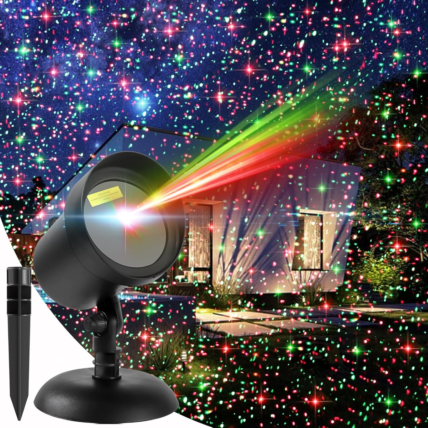 Laser Projector Lights Outdoor for Christmas, Motion Laser