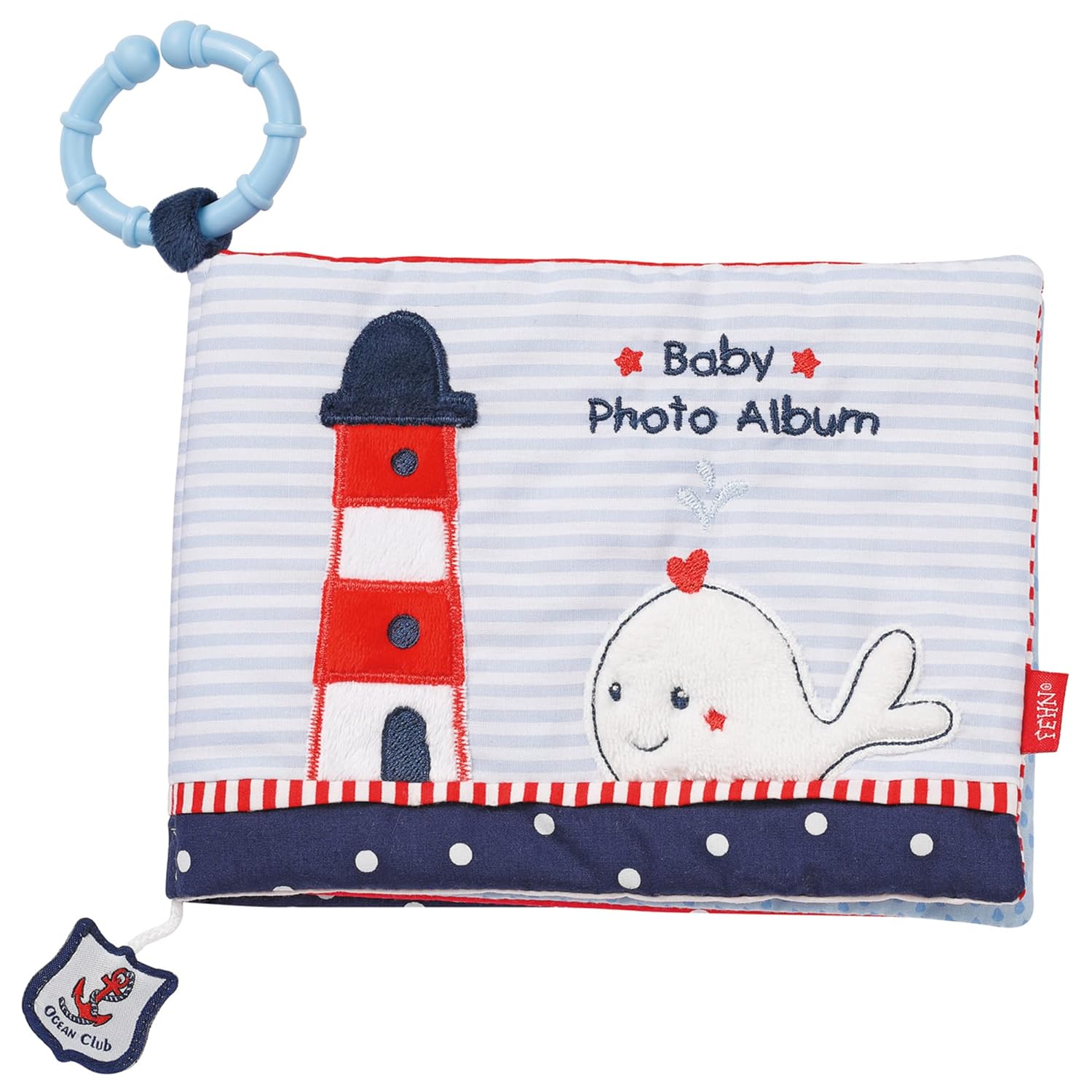 Fehn 00078688 078688 Photo Album Ocean Club for Babies and Toddlers from 0+ Months Multi-Coloured 114 g