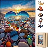 Jozutoyz Wooden Jigsaw Puzzle for Adults - Unique Animal Shaped 191-Piece Wood Puzzle in Exquisite Box (11.2x14.9in)