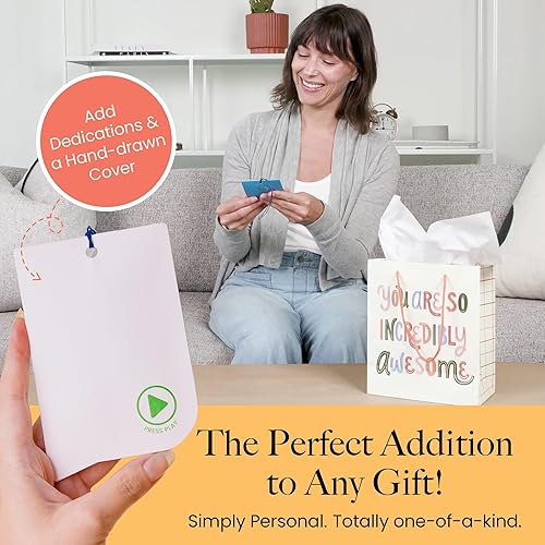 Miniatura 5 de Grabadora de voz de regalo de 60 segundos para mensajes personales, personalización de regalo de bricolaje (paquete de 1)