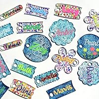 Vista 6 de RESINWORLD Tumbler Name Tag/Plate Silicone Molds for 20oz/30oz & 40oz Lid