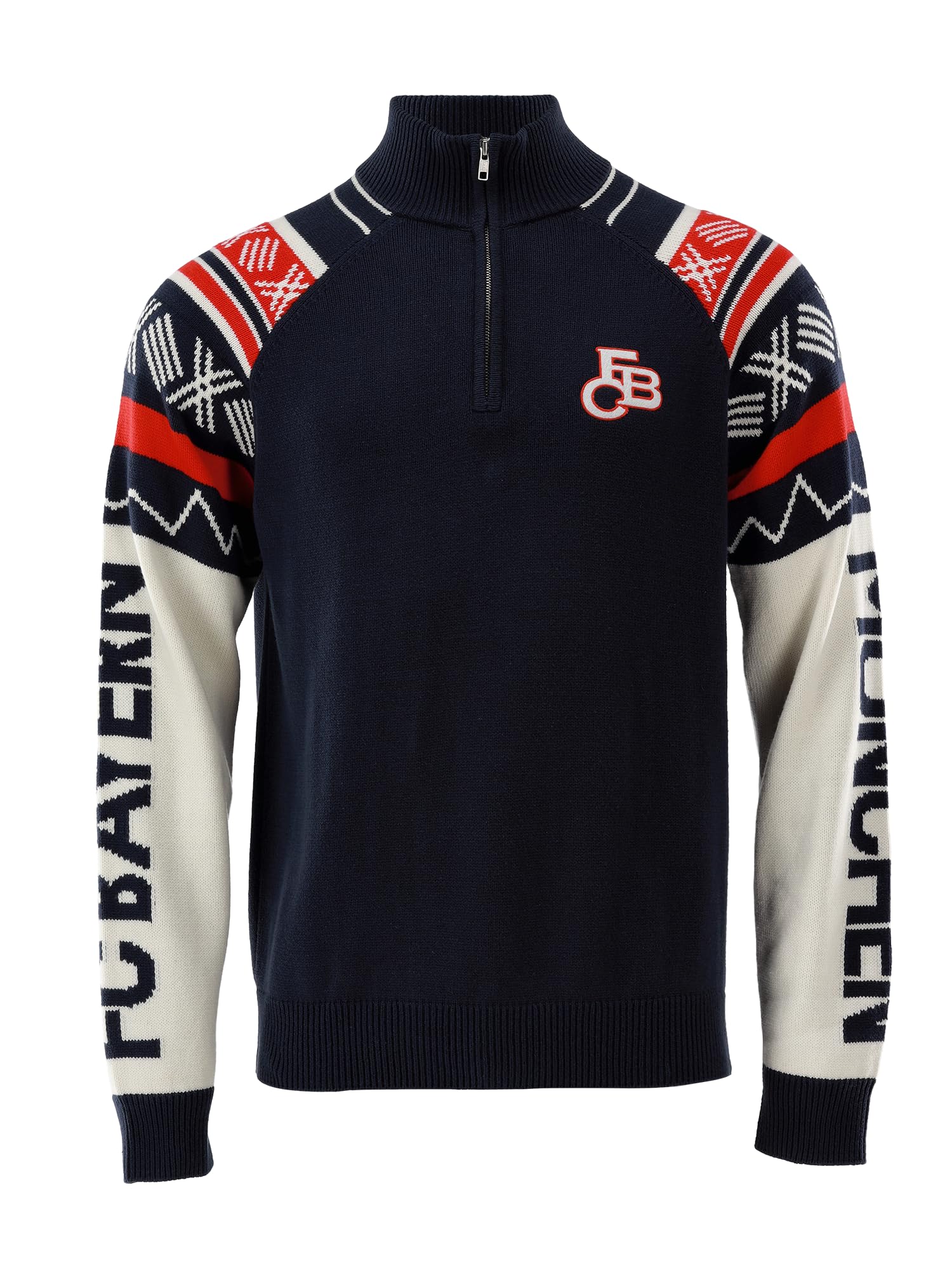 FC Bayern München | Half-Zip | Strickpullover | Winter Season 