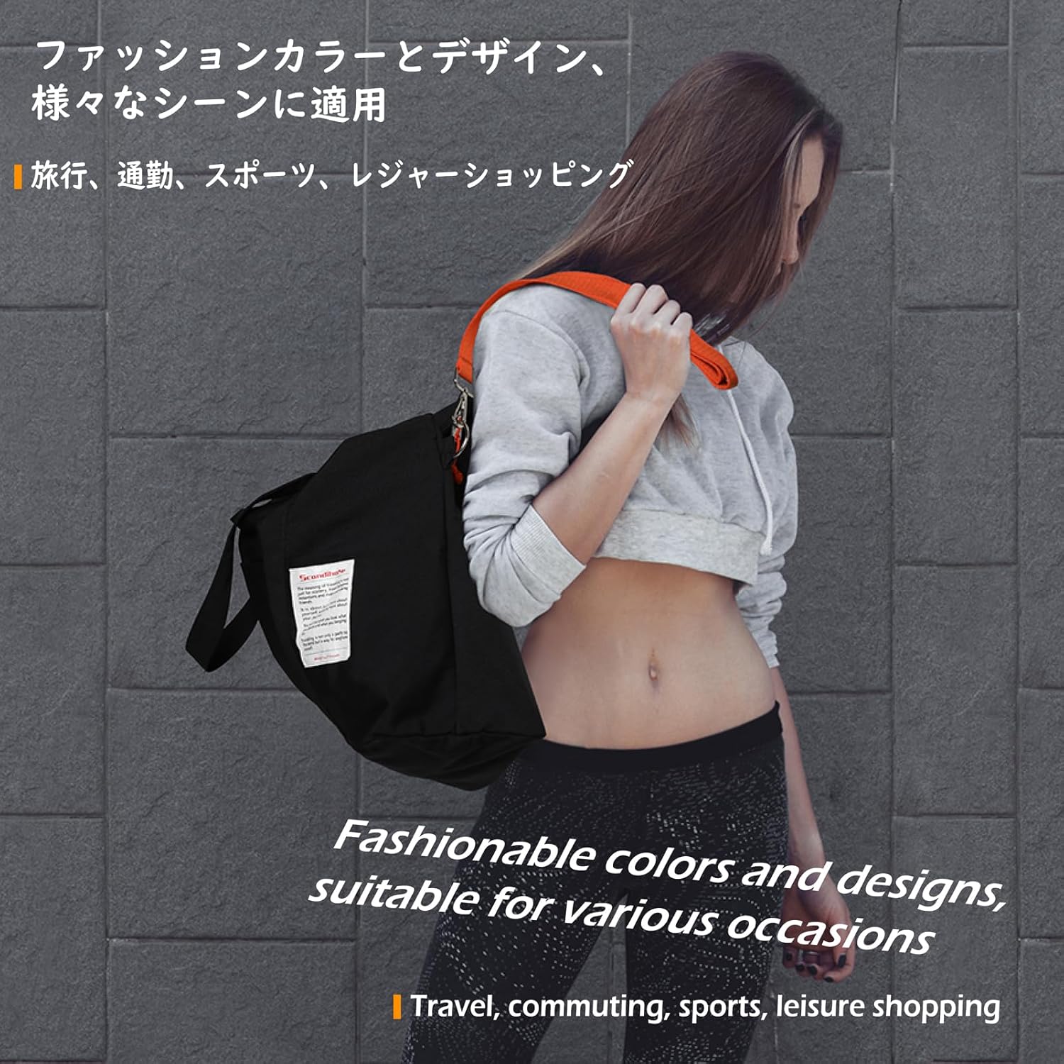 TRIWONDER Travel Duffel Sport Bag Waterproof Weekender Carry On Tote Hospital Bag for Labor and Delivery Overnight Luggage Bag with Trolley Sleeve - Image 6