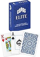 Vista 11 de Copag Elite cartas de juego 100% de plástico, tamaño póquer (estándar) índice Jumbo, baraja individual (negro)