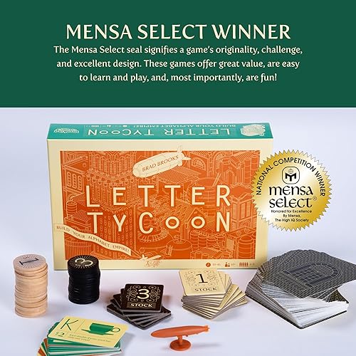 Miniatura 4 de Letter Tycoon  Juego familiar  2-5 jugadores  Mensa Select