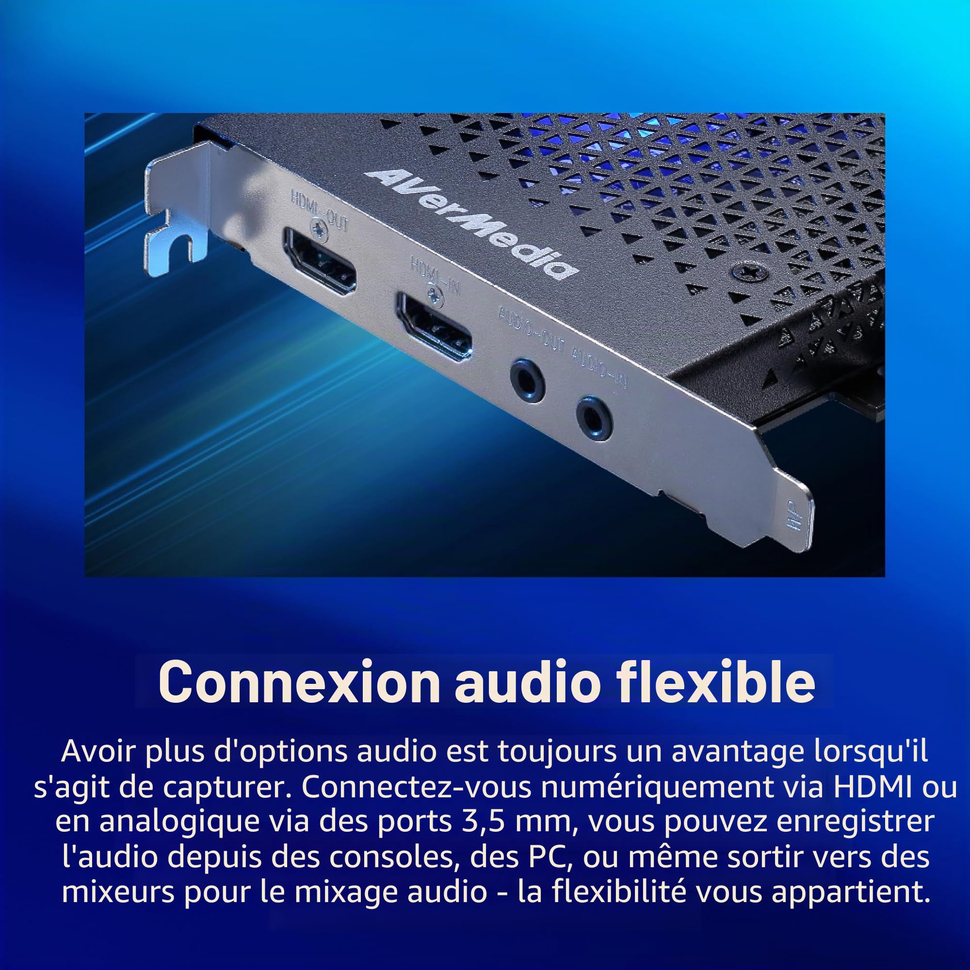 AVerMedia Live Gamer HD 2 GC570 - Carte de capture PCIe professionnelle pour PC de Streaming, Sans Driver, Streamez en enregistrez en 1080p60, vidéo non copmpressée, zéro latence, HDMI