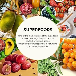 ZealSea Superfood Antioxidant Face Oil: Facial Oil with Antioxidant Rich Plant-Based Oils Hydrating Moisturizing and Smooth Dry Skin Care Gua Sha Massage Skin Therapy Oil for Women Men, 1 Fl Oz