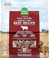 Vista 10 de Open Farm, Alimento para perros liofilizado y crudo, Trozos con 95% de carne, órganos y huesos, productos orgánicos y superalimentos, comida