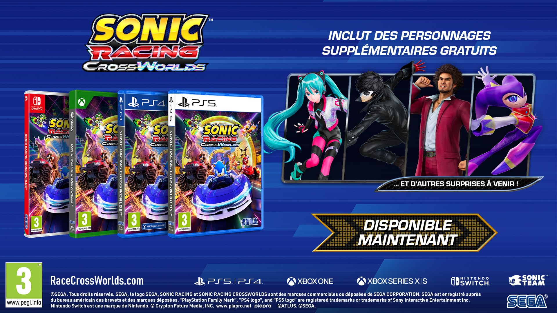 Sonic Racing: CrossWorlds (Switch)