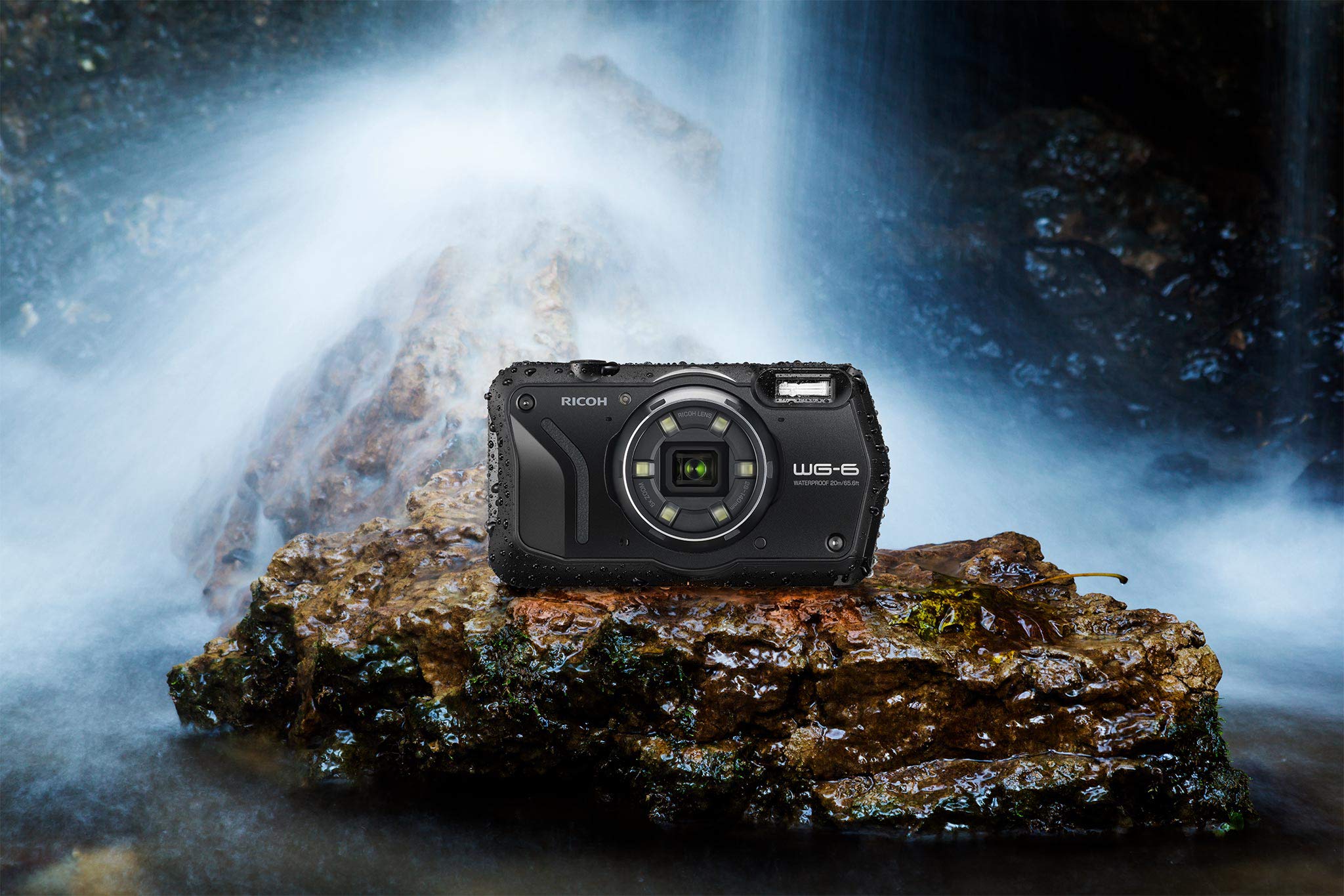 ●RICOH WG-6 Ricoh WG-6 Black Wodoodporny Aparat o Wyższej Rozdzielczości