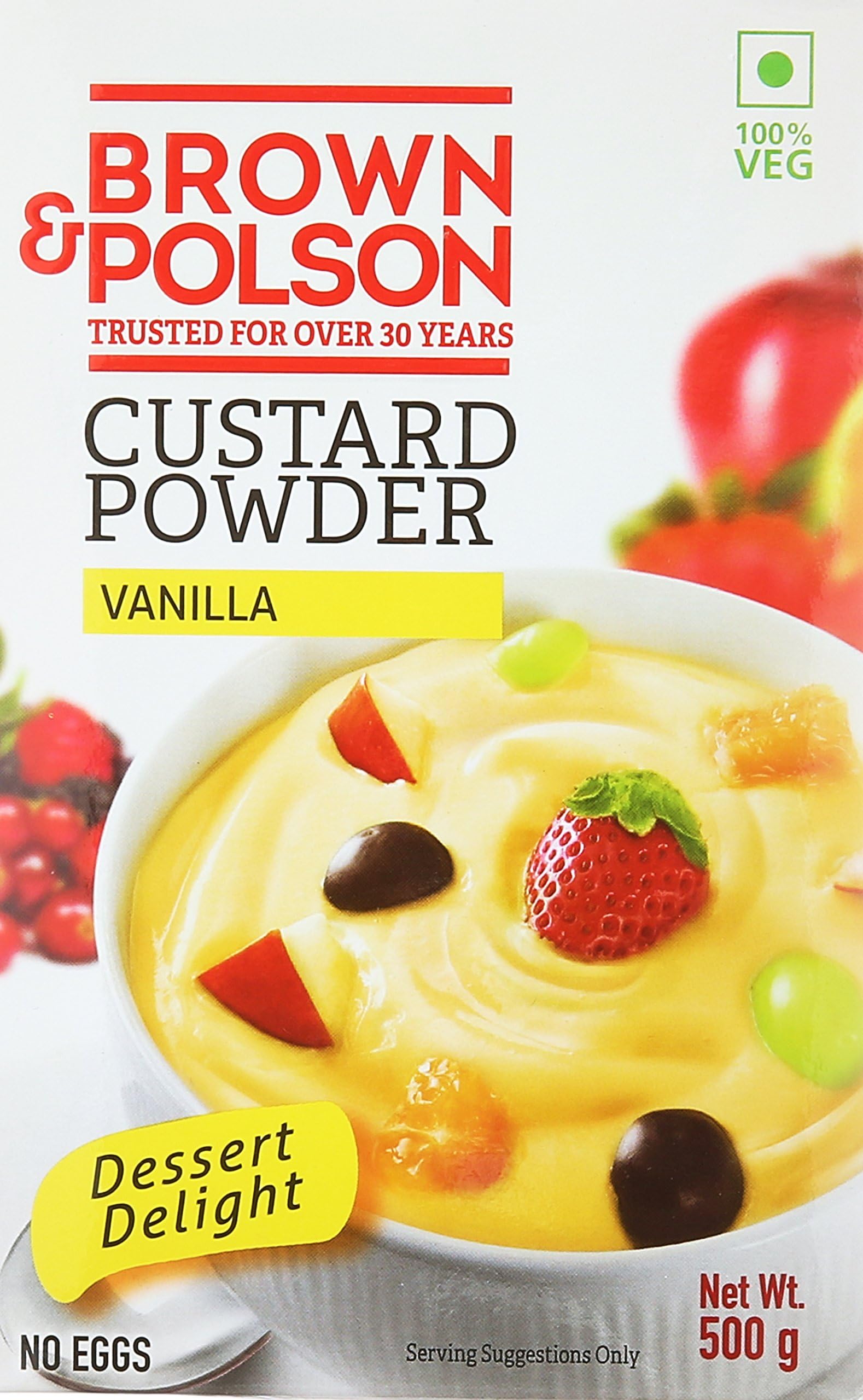 Brown & Polson Vanilla Custard Powder, 500g