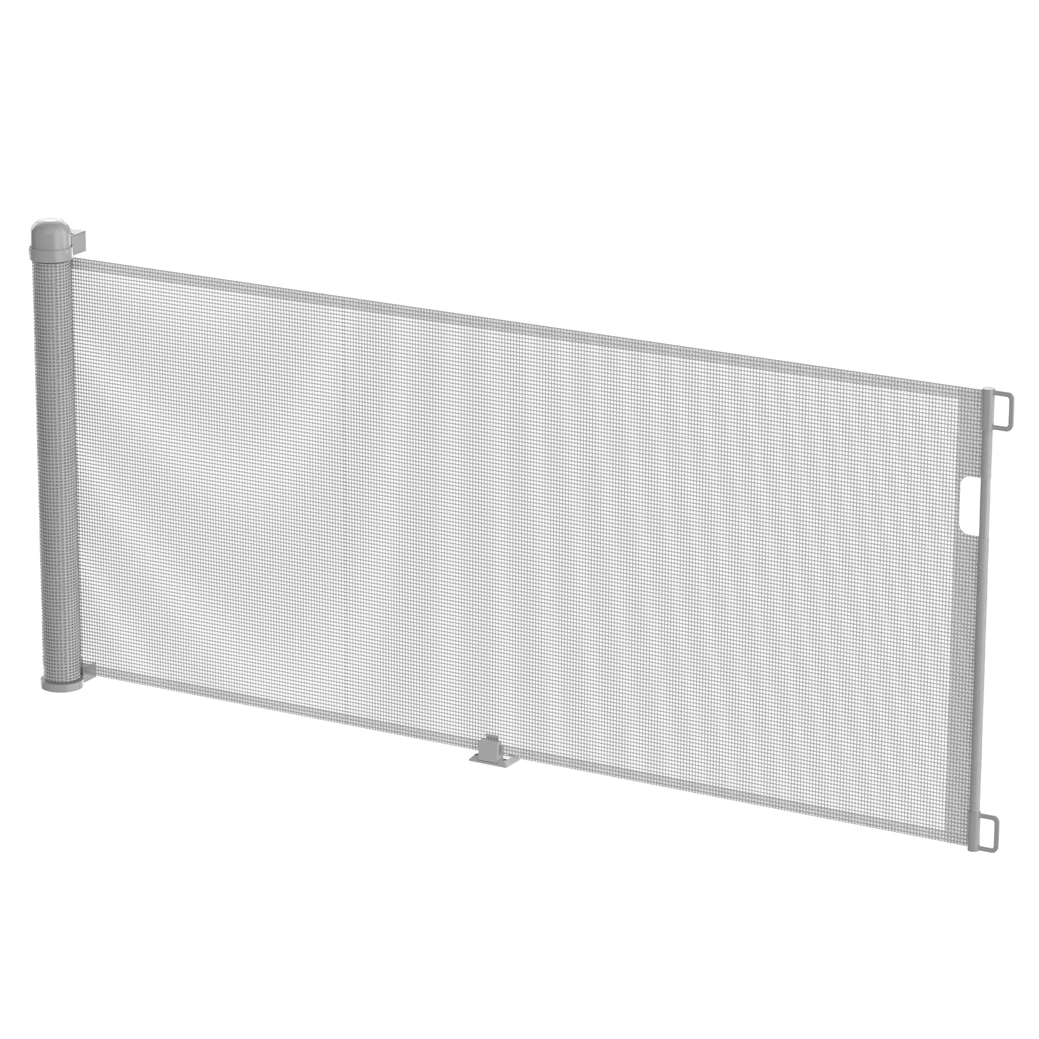 LZQ Rejilla de Seguridad, Valla de Protección para Puerta para Bebés y Mascotas, 0-300 cm, 87 cm de Alto, Adecuado para Escaleras, Puertas, Interiores y Exteriores, Gris