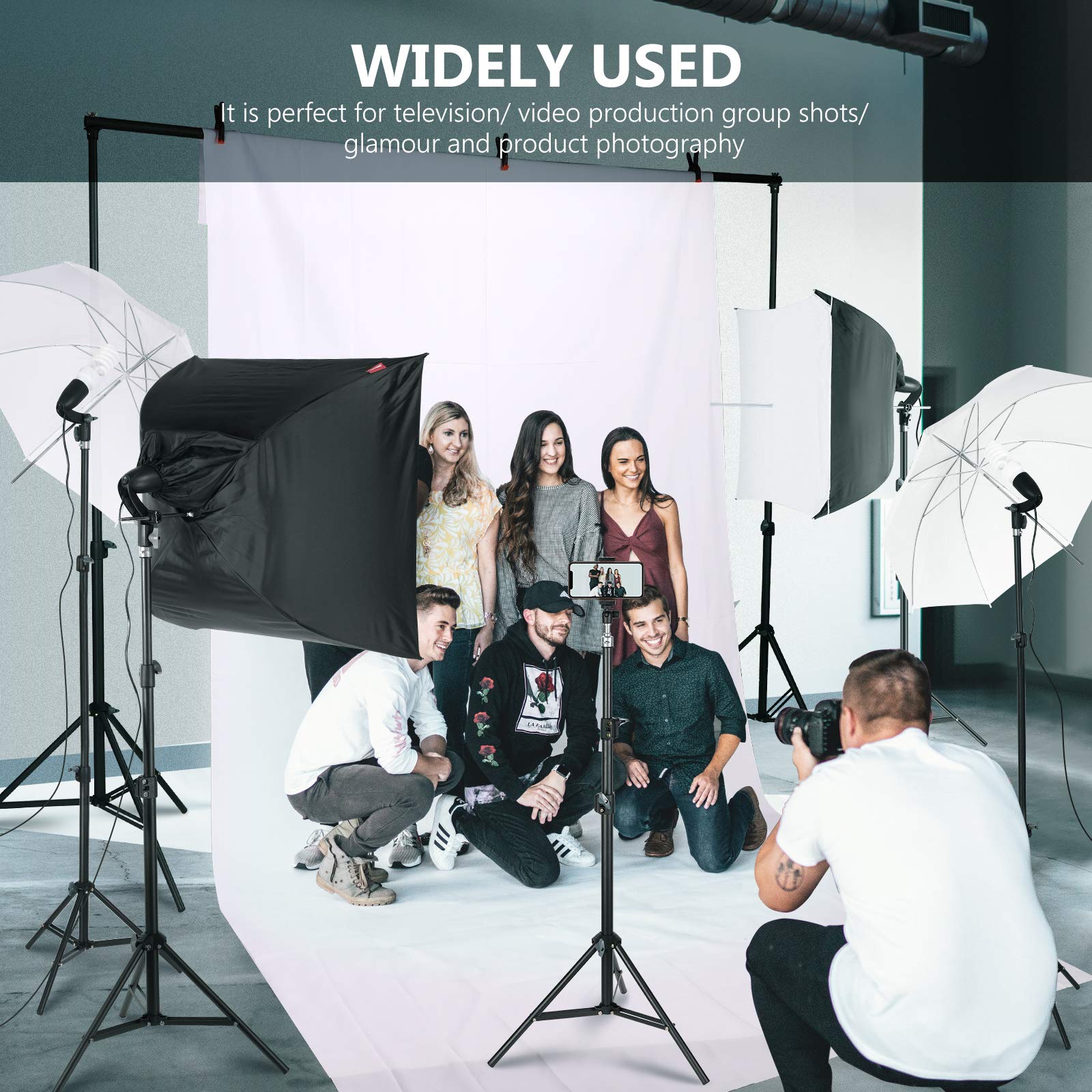 Neewer Photo Video Studio Light Kit Backdrop with Stand and Lighting