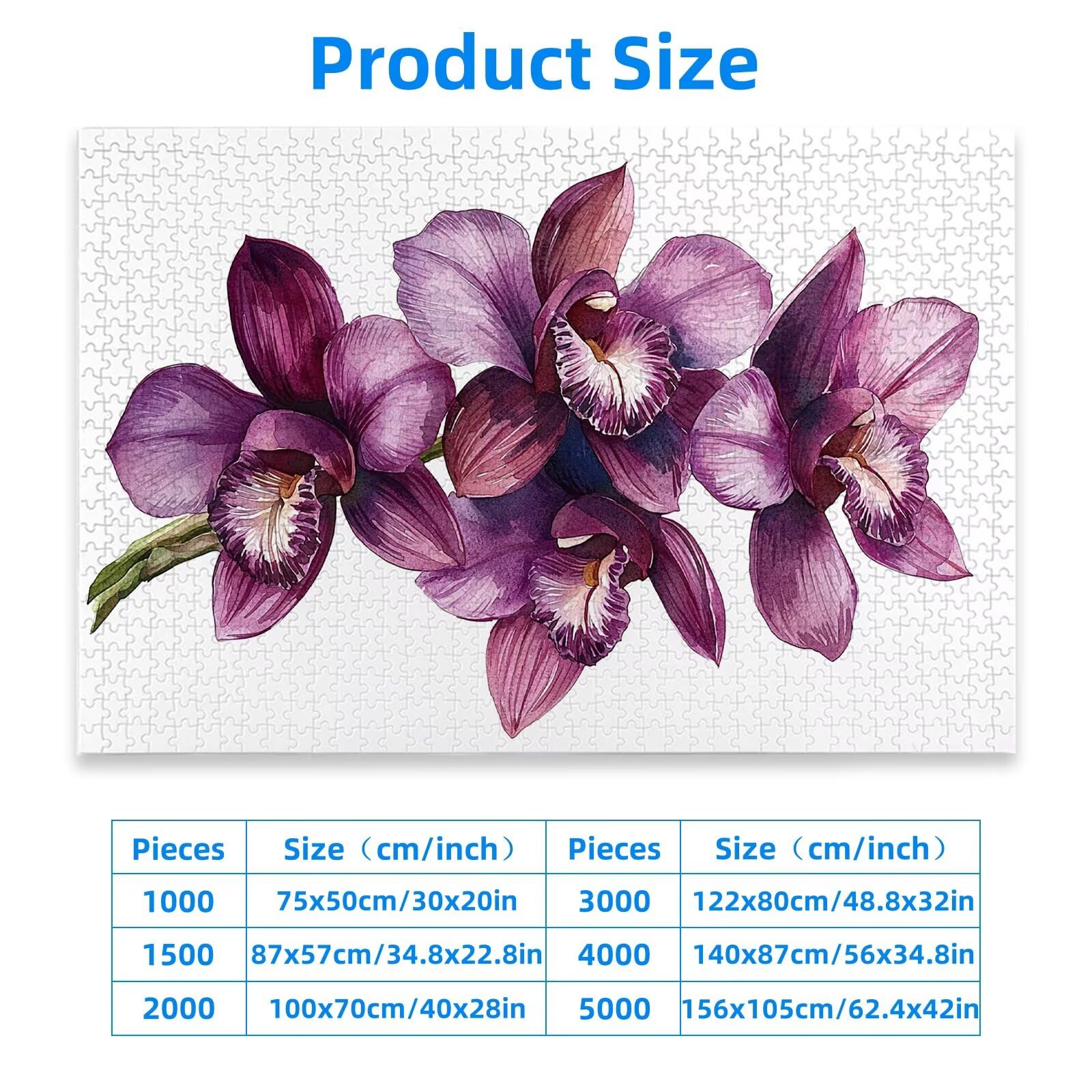 Puzzle 1000 sztuk Orchidea, Puzzle Zen 1000 sztuk dla dorosłych i nastolatków, drewniane puzzle z wykwintnym opakowaniem, rodzinne gry edukacyjne, dekoracje domu, prezent dla dorosłych-1669