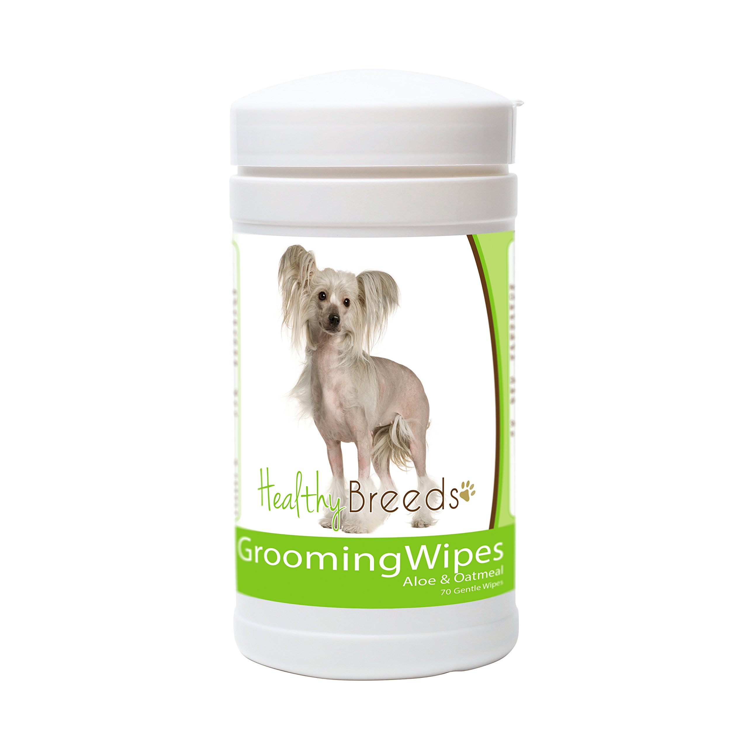Healthy Breeds Chinese Crested Grooming Wipes 70 Count
