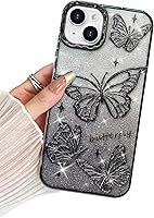 Vista 81 de BITOBE Diseñada para iPhone 16 Pro Max, Bonita Funda de Mariposa 3D Delgada con Chapado Brillante Reluciente de Lujo para Mujeres y Niñas Protectora