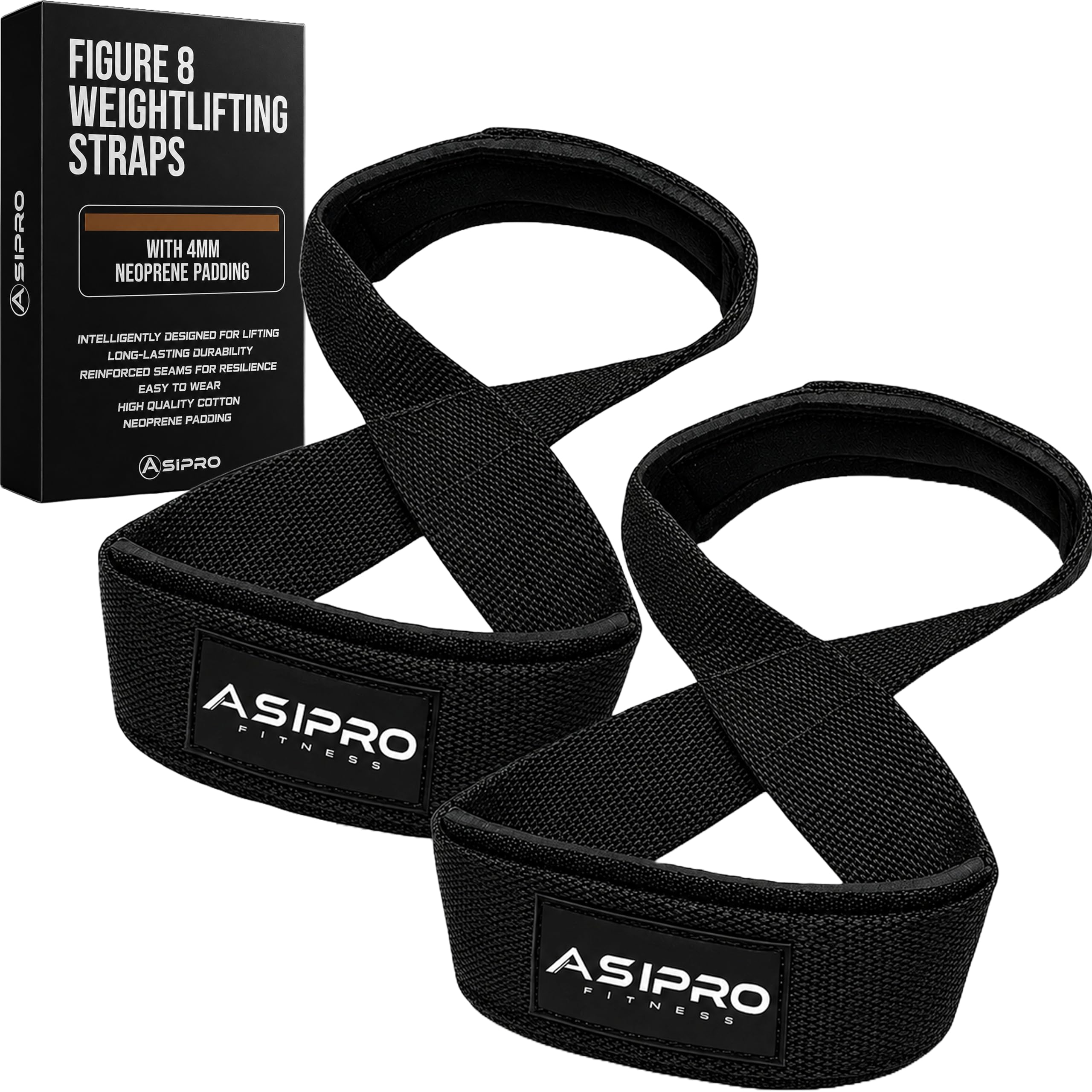 Lifting Straps Gloves (Black, Medium)-image-24