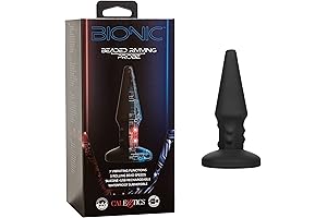 Bionic Beaded Rimming Probe Anal Butt Plug Vibrator