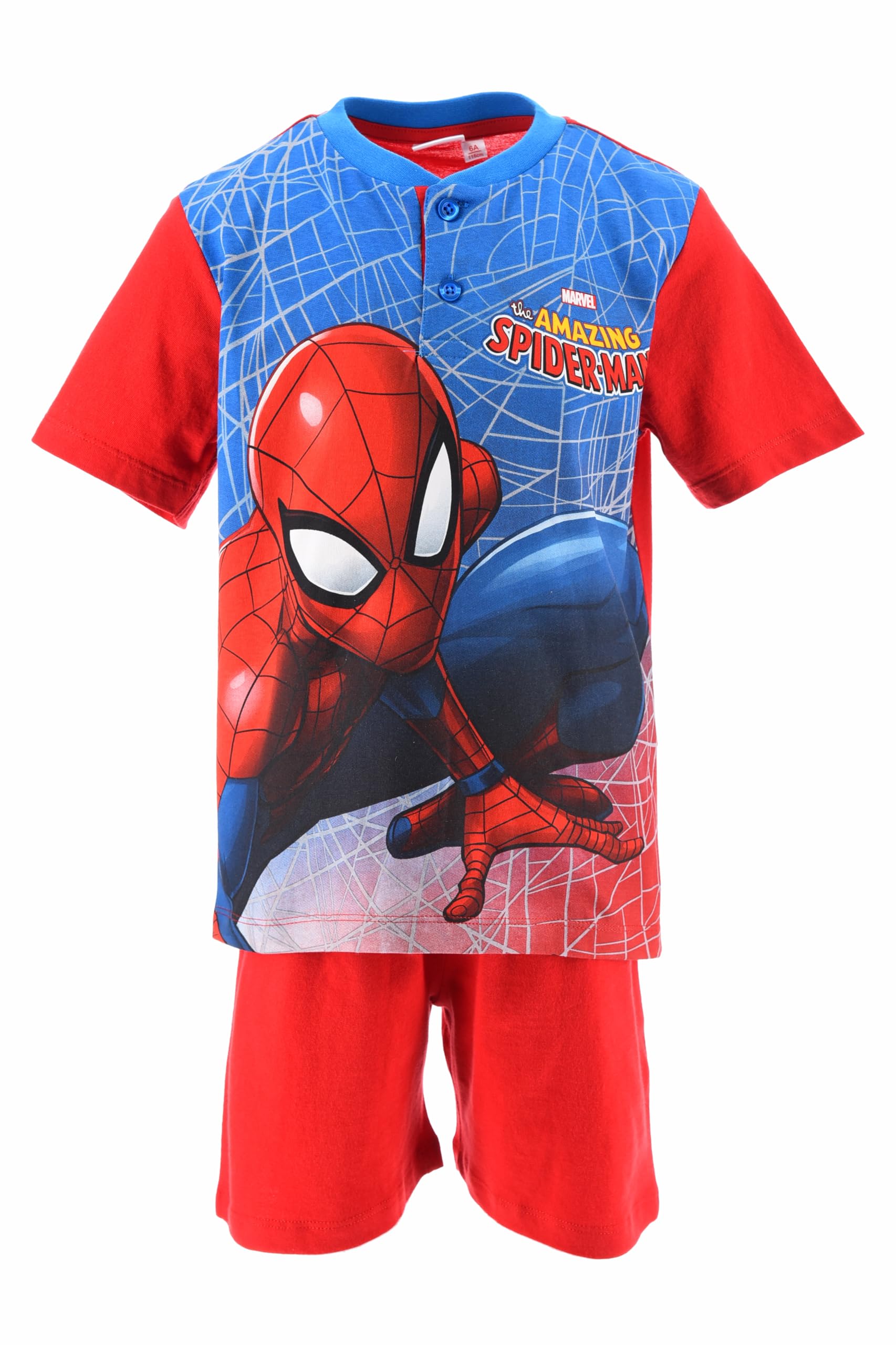Marvel Spiderman Bambino Pigiama Corto