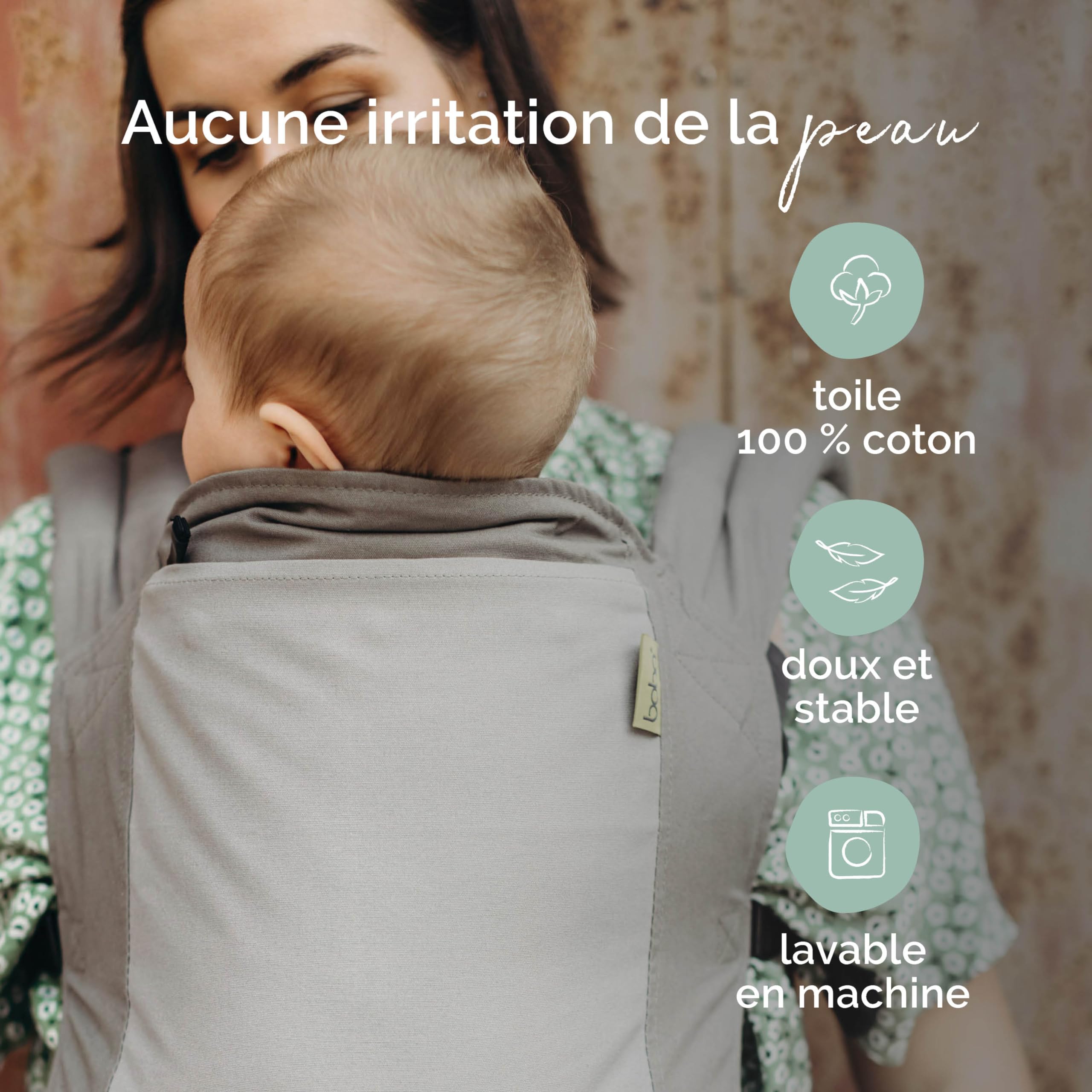 Boba Porte-bébé Classic 4GS - Dusk - Sac à dos ou sac avant pour les nouveaux-nés de 3 kilos et les enfants jusqu'à 20 kilos.