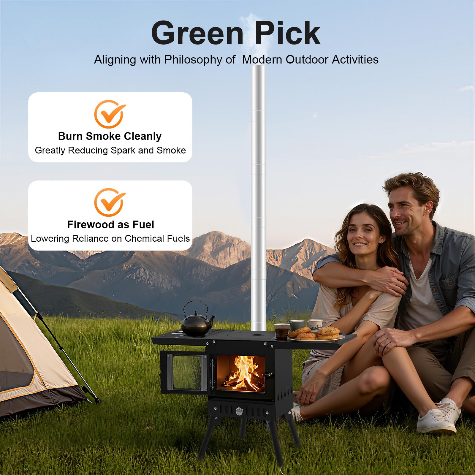 inflatable tent GIGA Inflatable Air Tent, Level 7 Wind-Resistant & Rainproof for Camping