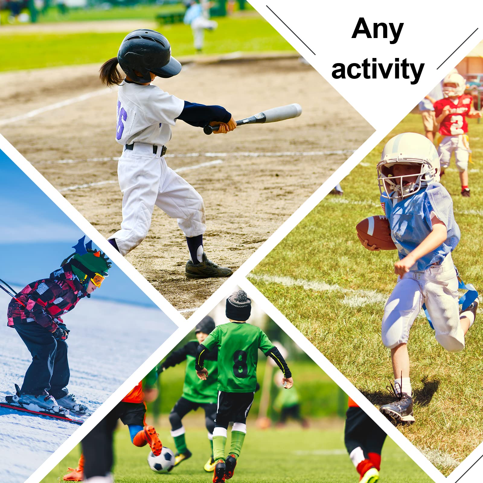 Leeboom sous-vêtements Thermiques pour Enfants Ensemble de sous-Vêtements Rapide Fonctionnel De sous-vêtement Thermiques pour Garçon et Fille - pour Le Ski et Football