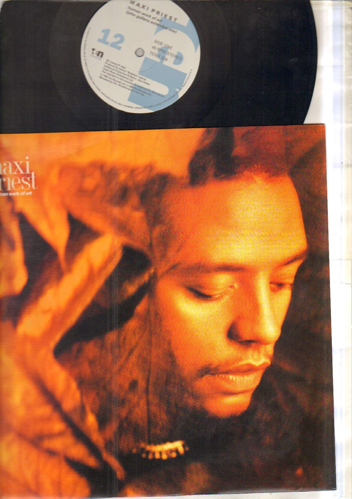 MAXI PRIEST - HUMAN WORK OF ART - 12" VINYL
