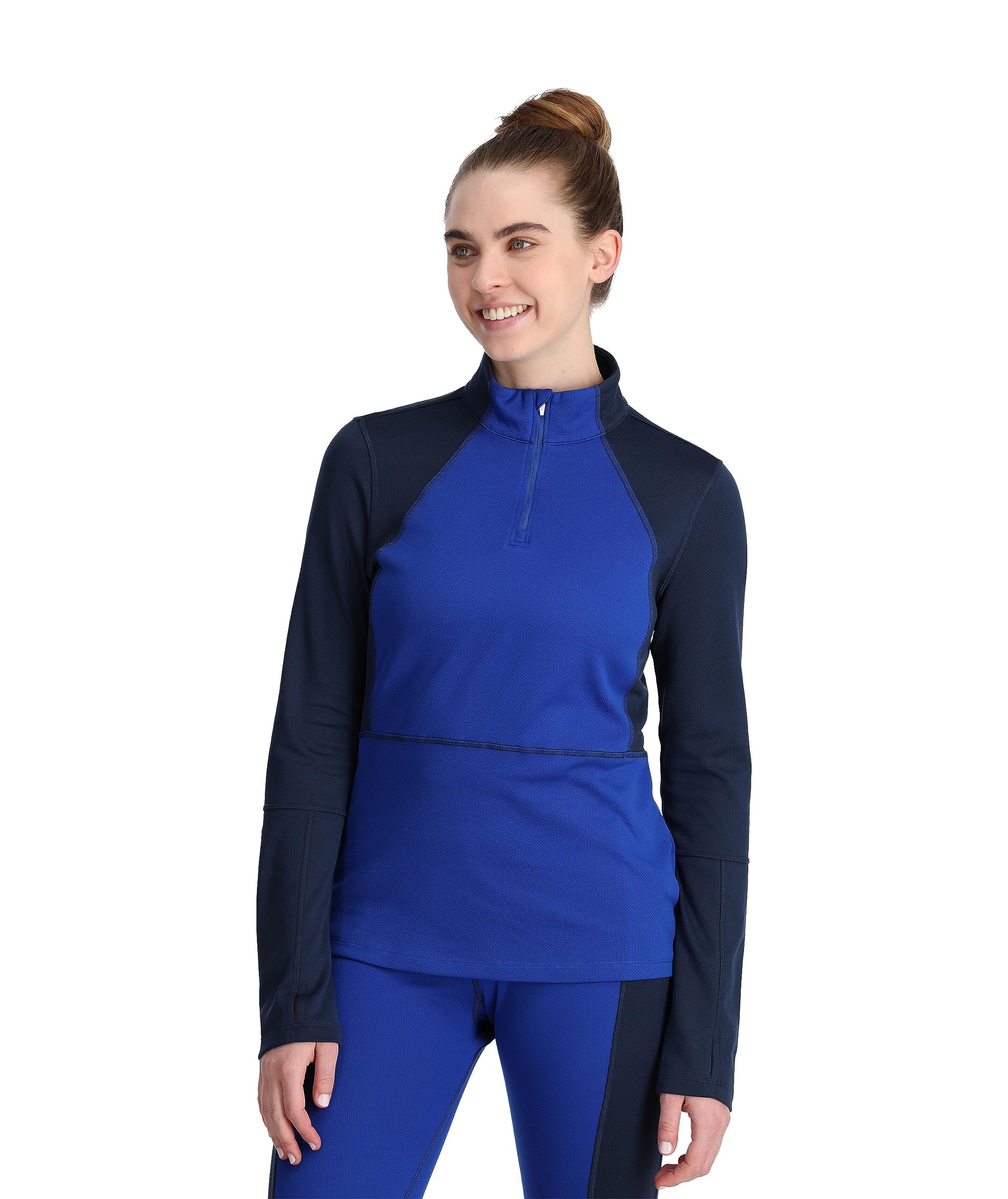 Spyder Charger 1/2 Zip Camiseta de Senderismo Mujer (Pack de 1)