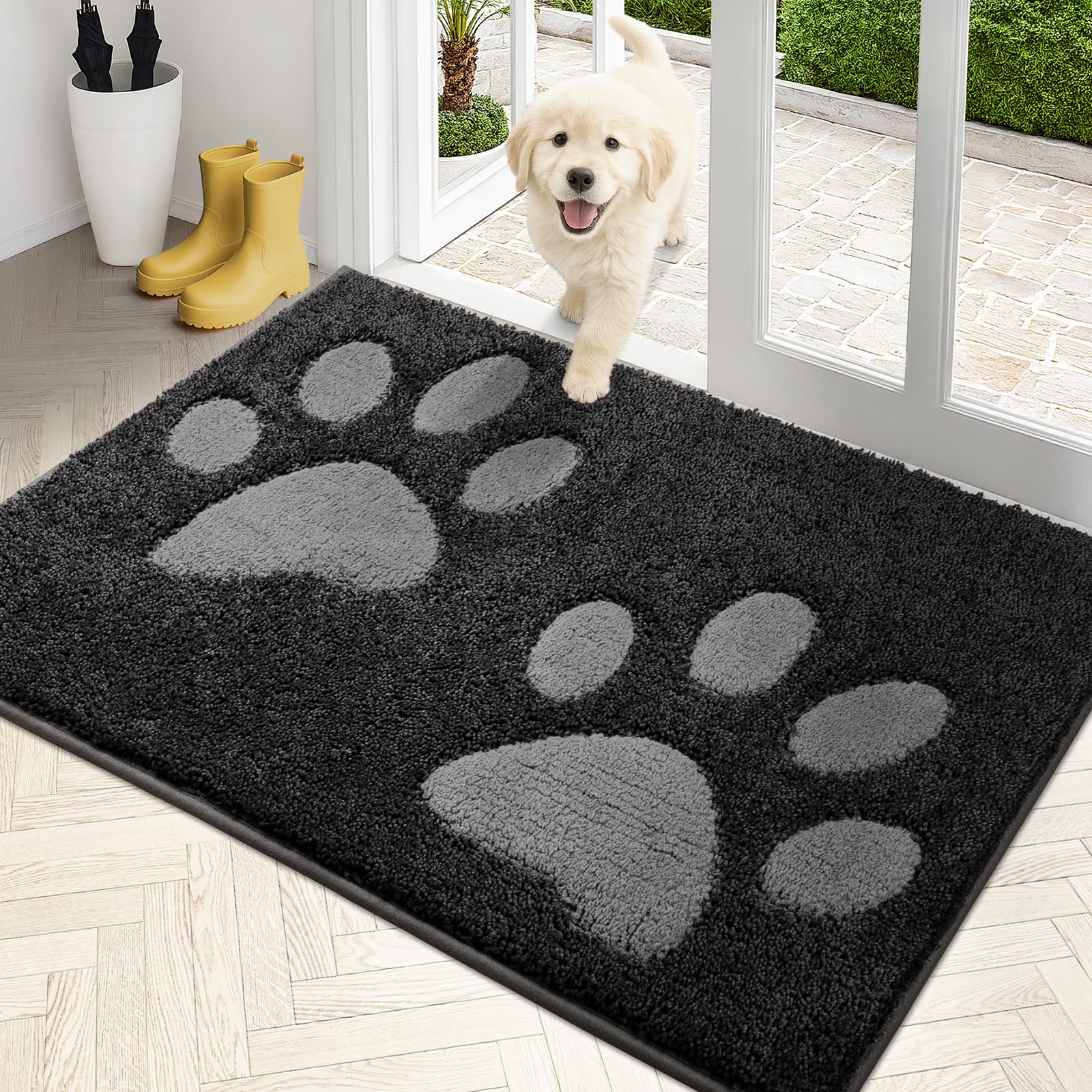 PURRUGS Dirt Trapping Door Mat 32" x
