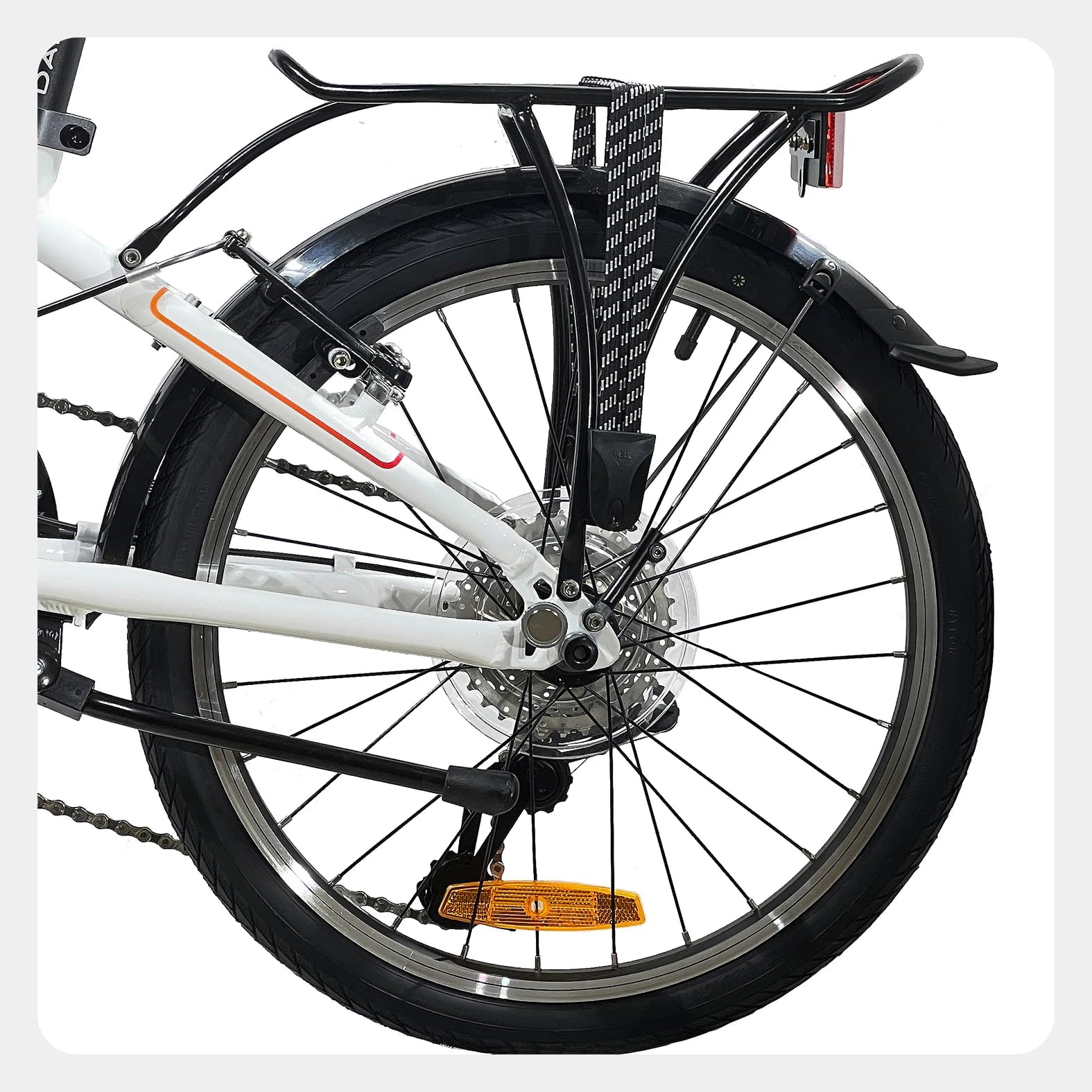 Dahon Mariner D8 Vélo Pliant 20" Cadre en Aluminium Léger 8 Vitesses Freins V pour Adultes de 145 cm à 195 cm
