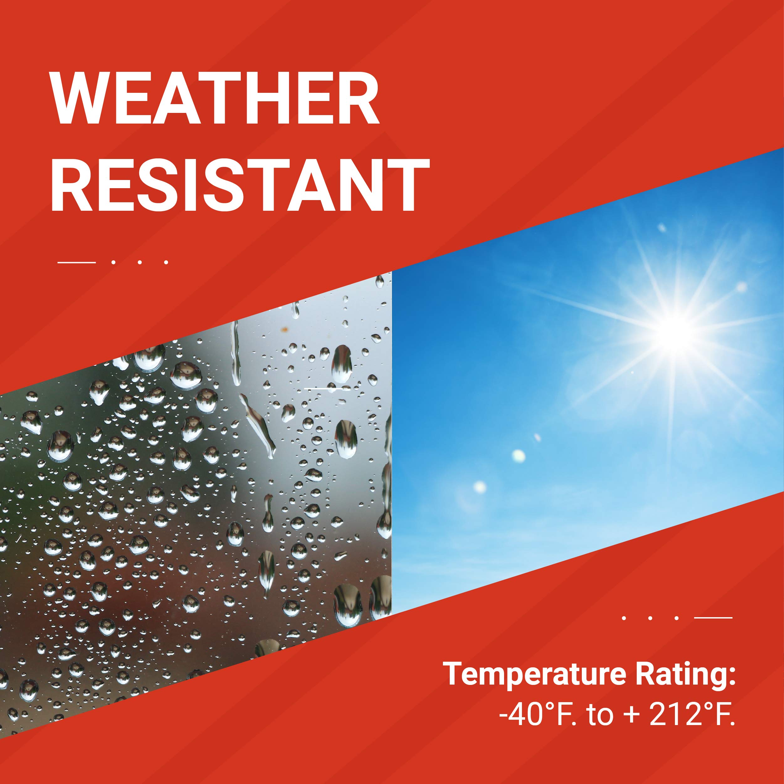 TrimLok EPDM Dense Rubber Window Locking Gasket Fits 1/4” Glass and 1/4” Panel Edge, 25