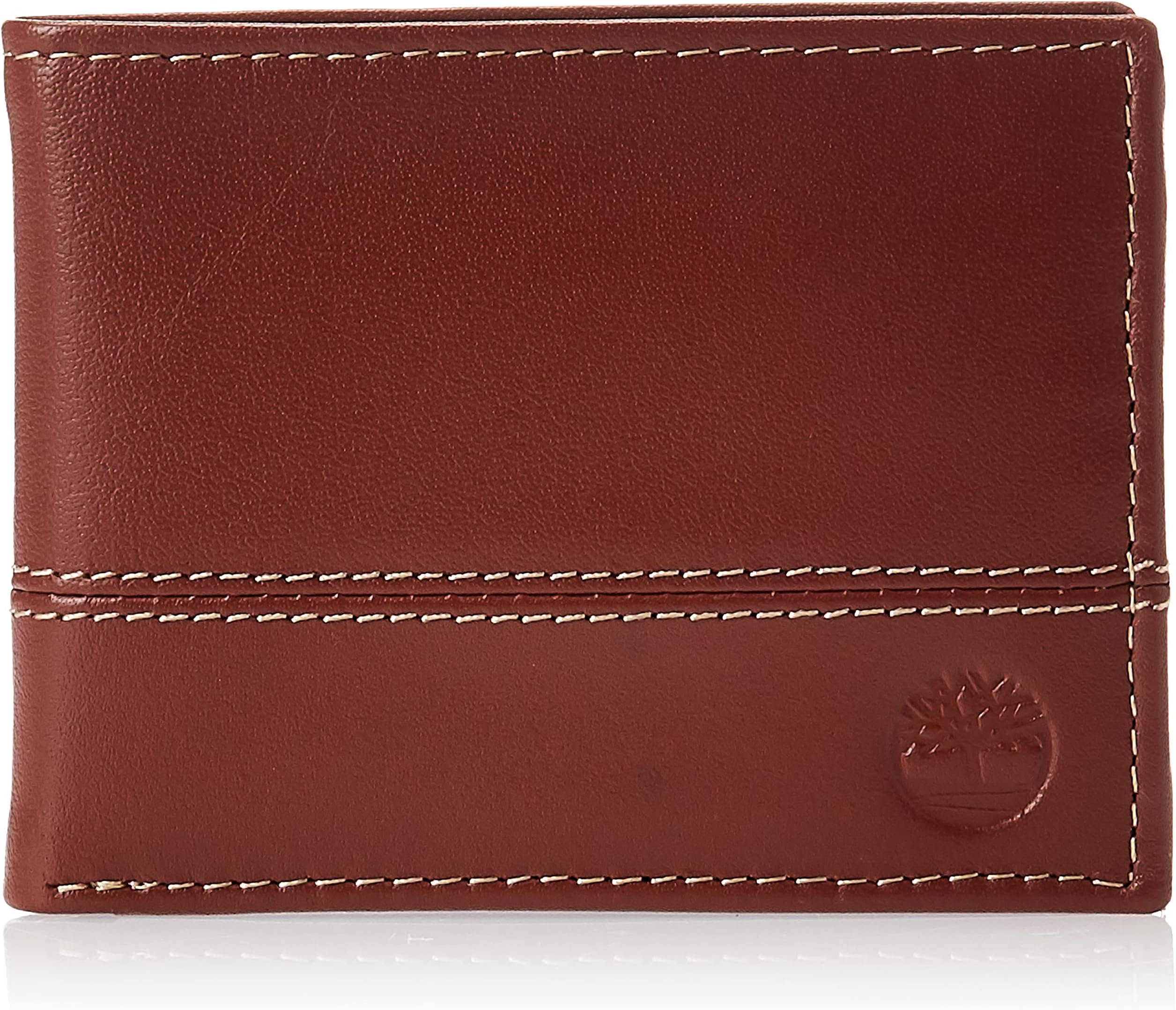 Men's Leather Passcase Bifold Wallet Hybrid