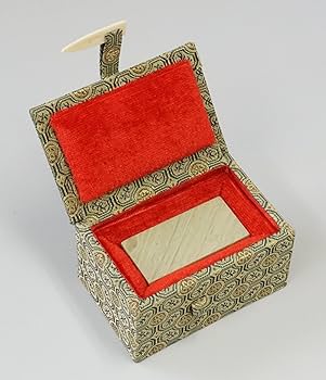 印箱　ケース　印鑑　箱　篆刻　書　76点　@300〜 楽天市場】篆刻 印箱 錦布印箱2顆 特大 HG12-4 書道 雅印 落款印