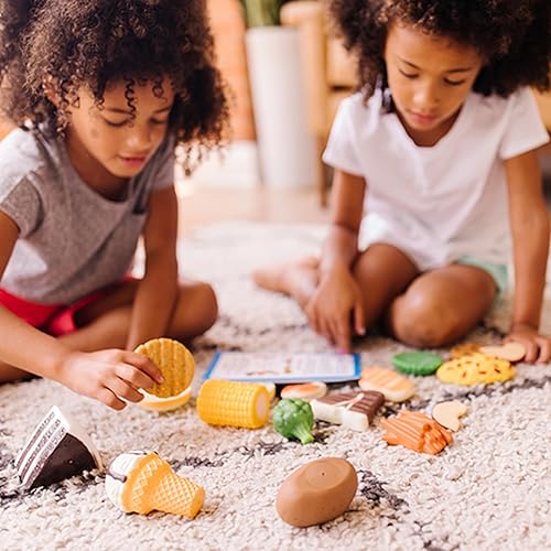 Miniatura 2 de Melissa  Doug alimentos Divertidos para Combinar y Cenar Juguetes para Cenas color Azul